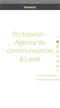 Mobile Screenshot of portobello-communication.fr